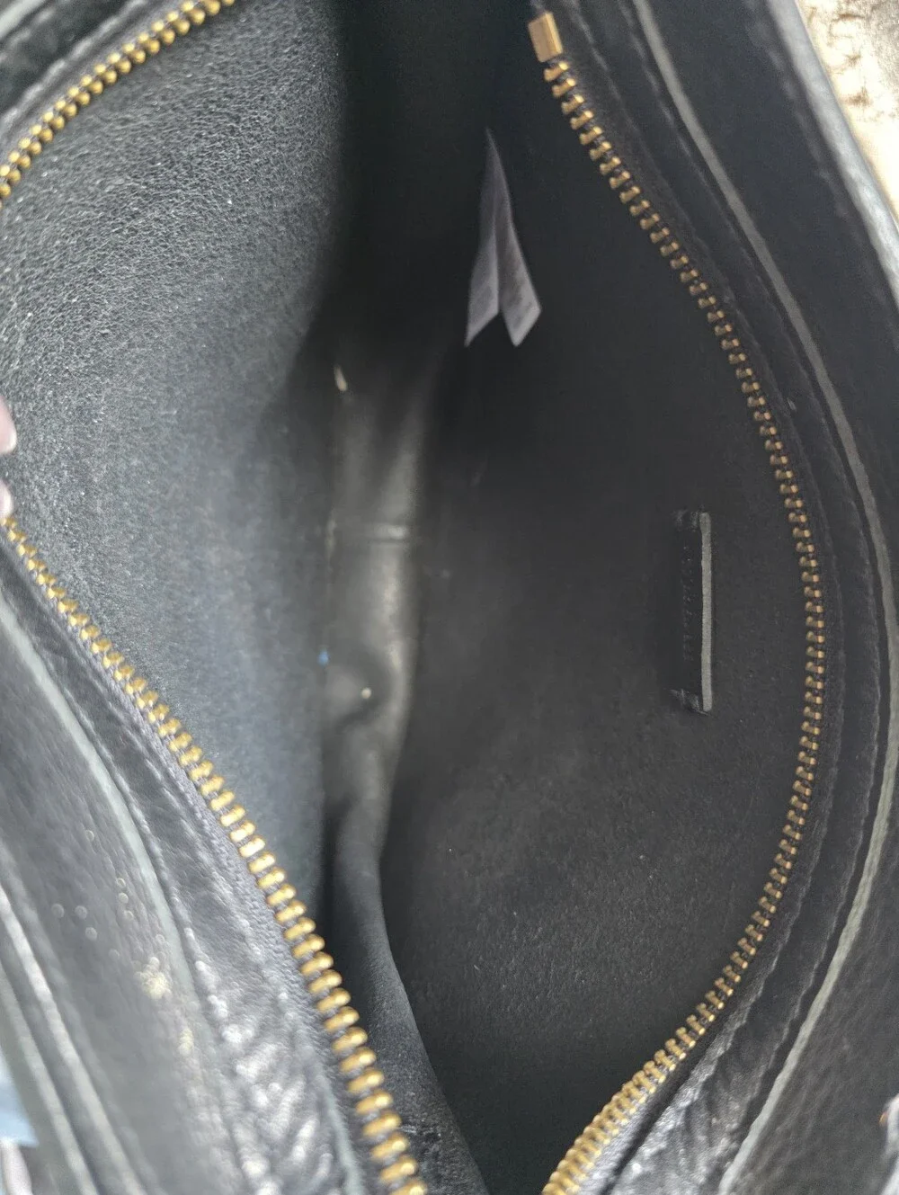 Madewell Black Leather Crossbody Saddle Bag